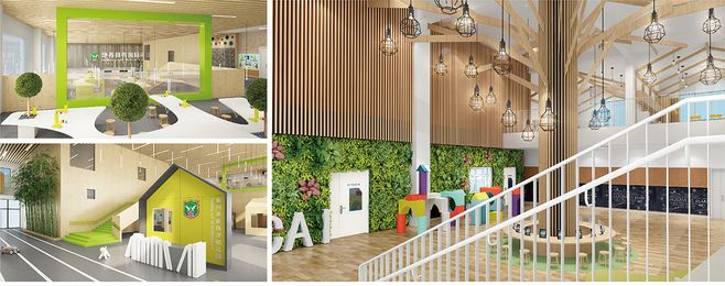 泰兴伟才幼儿园 迪卡专业设计，打造室内外一体化成长乐园